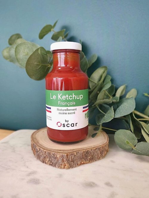 Le Ketchup français, 100% naturel & bio, naturellement moins sucré