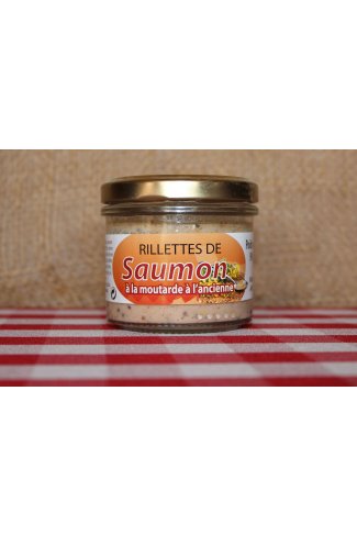 Rillettes de saumon moutarde à l'ancienne