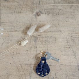 Porte clé goutte marine