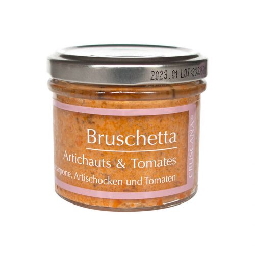 Tartinade Mascarpone, Artichauts, Tomates