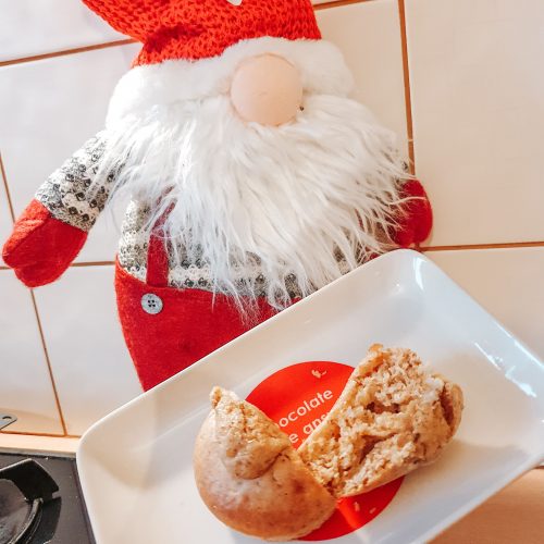 Muffins chocolat blanc Pain d'épices Joyeux Noël - à préparer