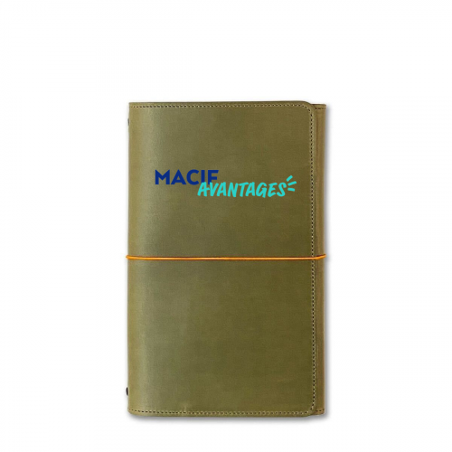 Carnet A5 rigide made in France gamme Luxe personnalisé