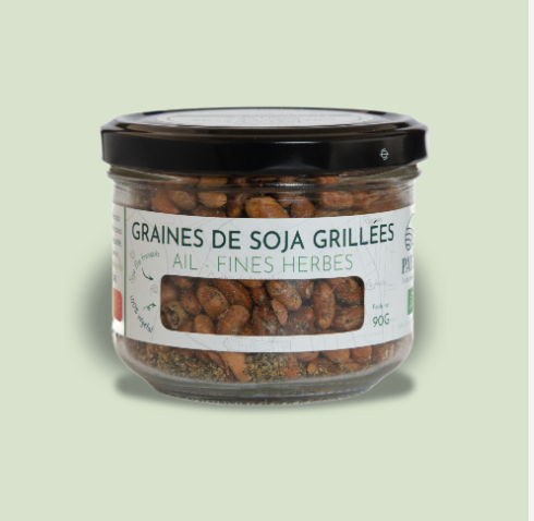 Graines de soja grillées – Ail & Fines herbes