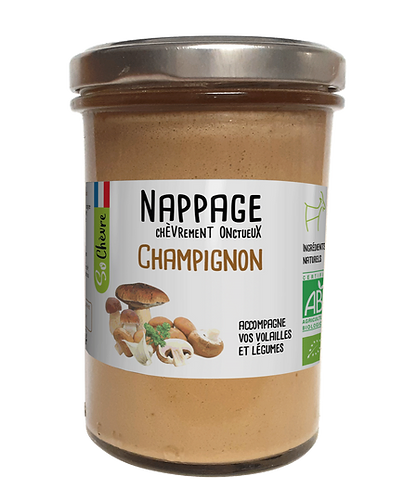 NAPPAGE sauce blanche Champignon